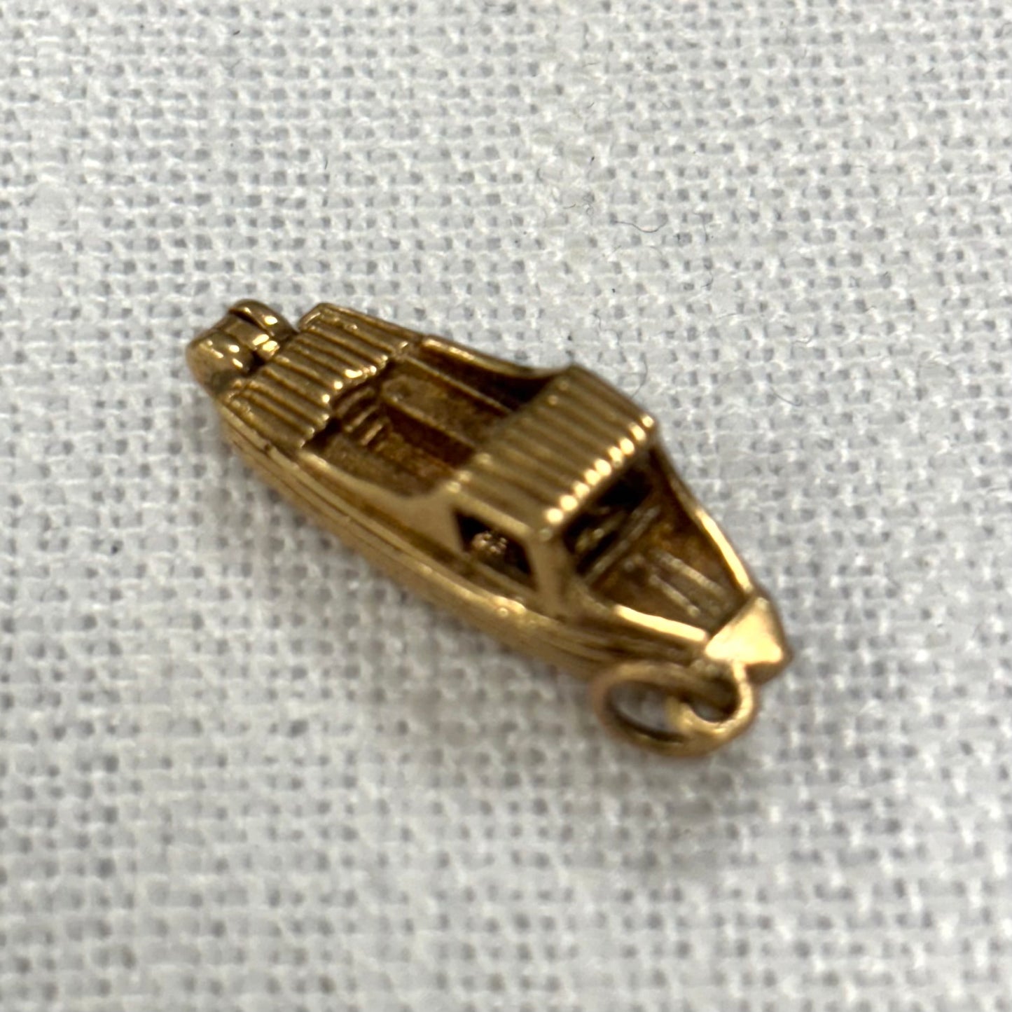 Speedboat Gold Charm
