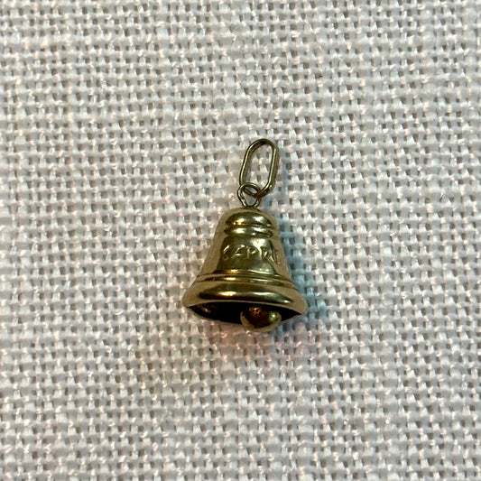 Gold Bell Charm
