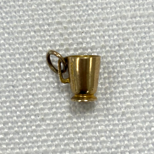 Gold Goblet or Cup Charm