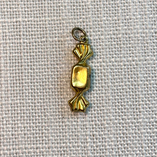 Sweet in Wrapper Gold Charm