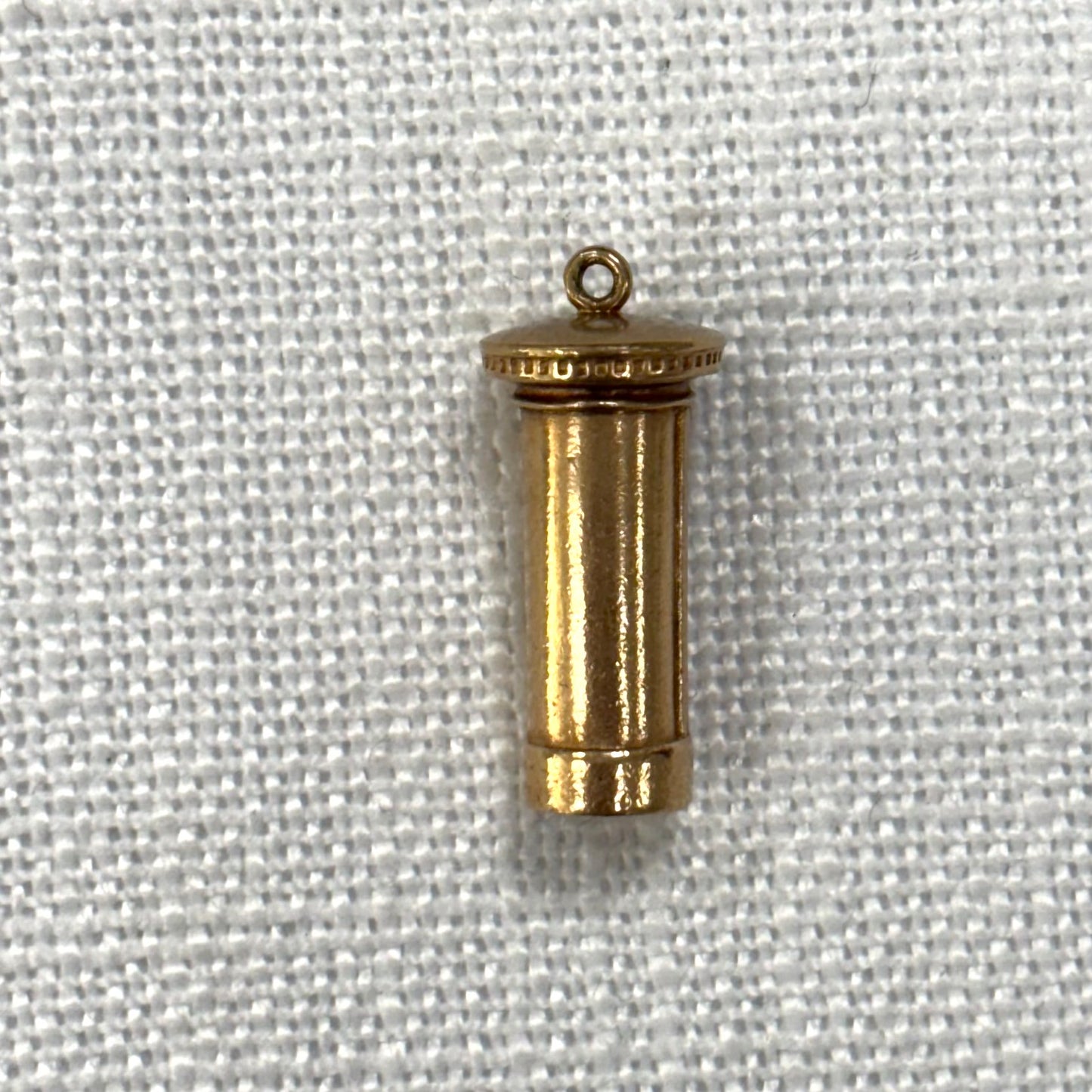 British Postbox Iconic Gold Charm