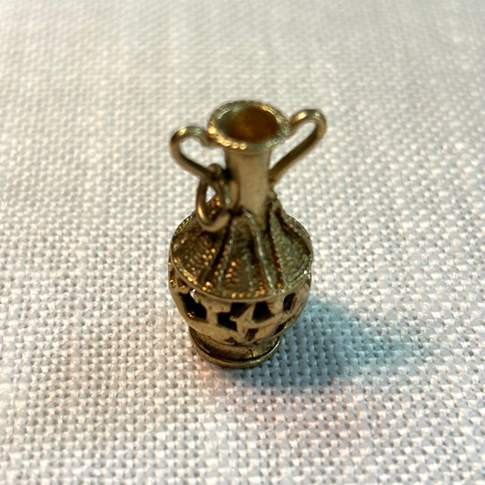Ornate Decorative Jug Gold Charm