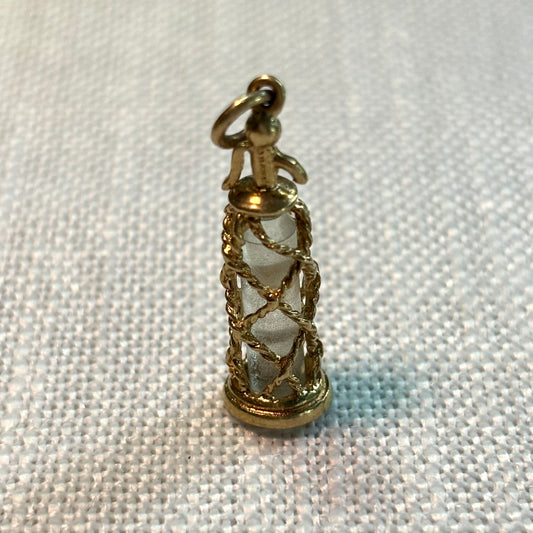 Spritzer Bottle Gold Charm