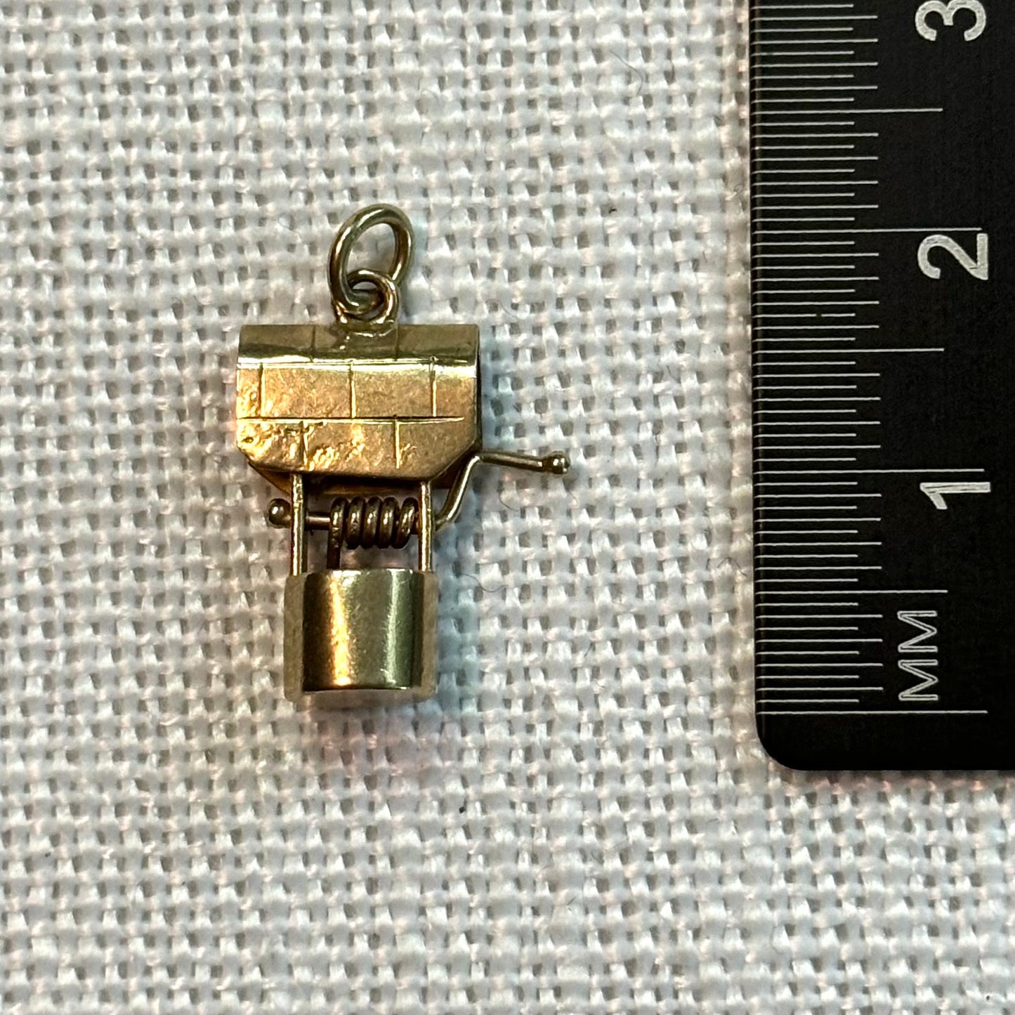 Wishing Well Gold Charm