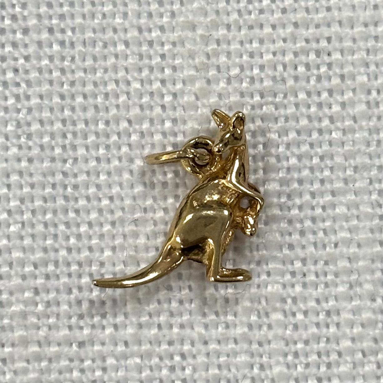 Baby Kangaroo Gold Charm