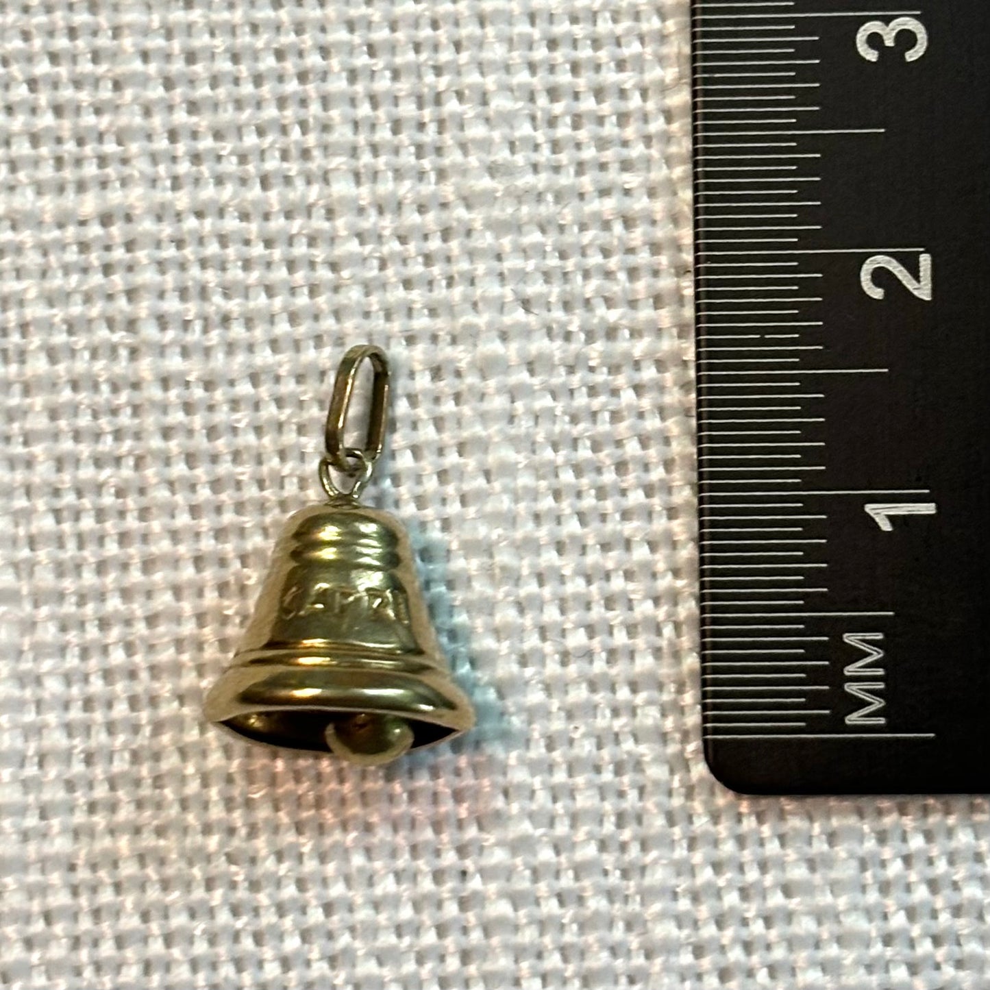 Gold Bell Charm