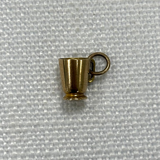 Gold Goblet or Cup Charm