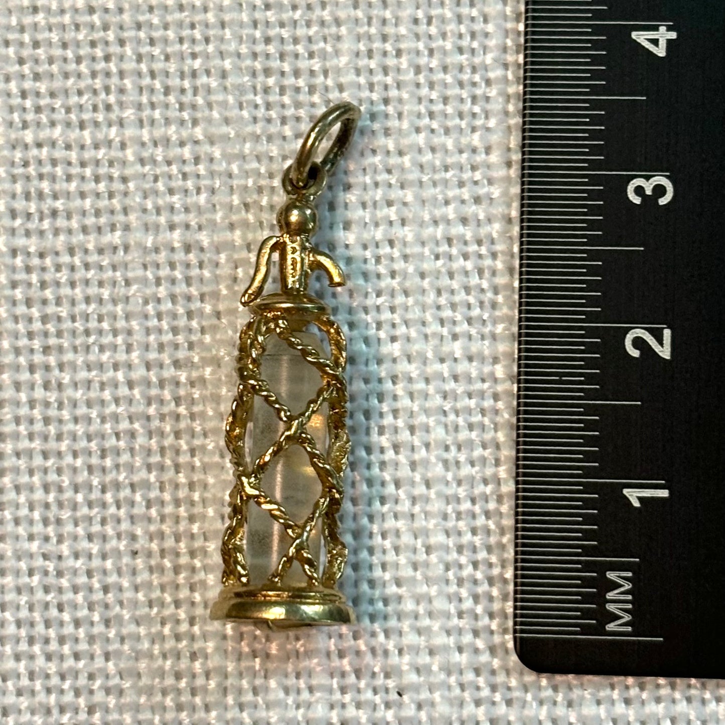 Spritzer Bottle Gold Charm