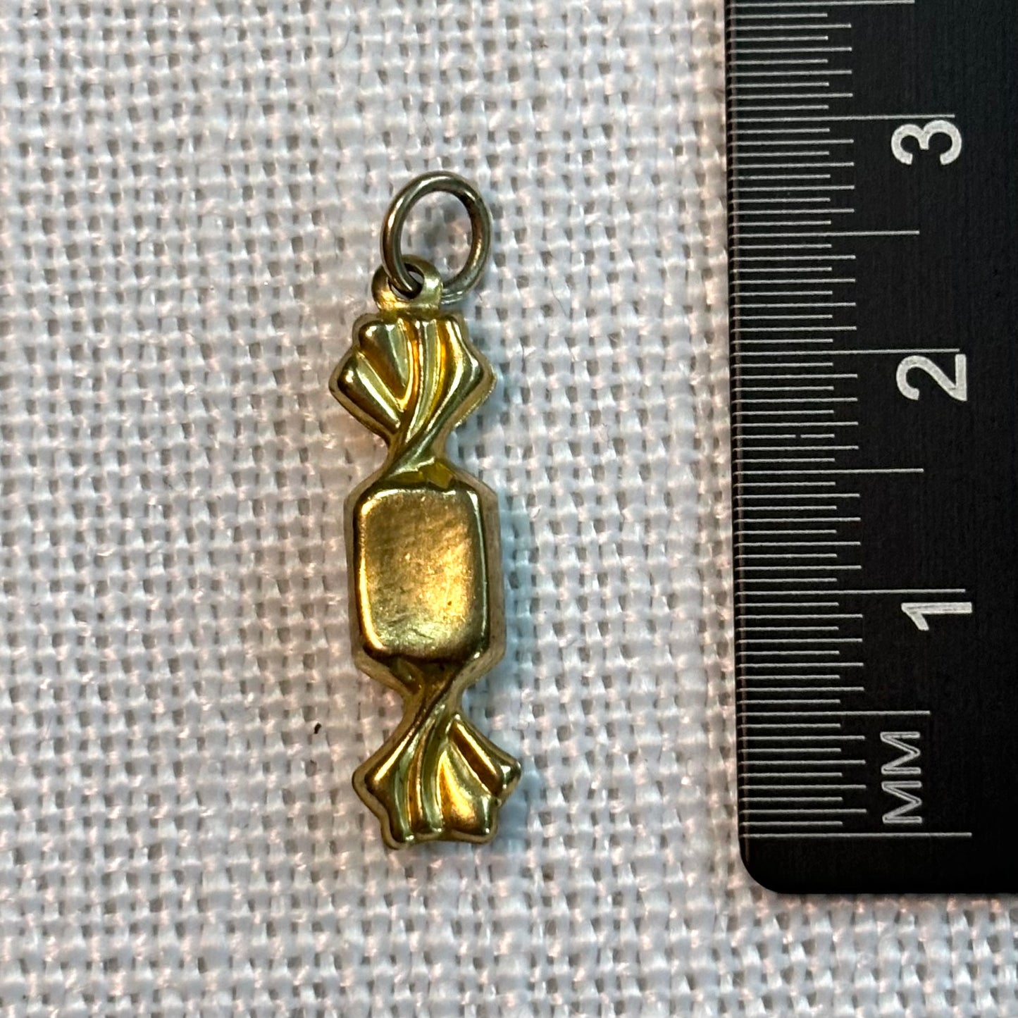 Sweet in Wrapper Gold Charm