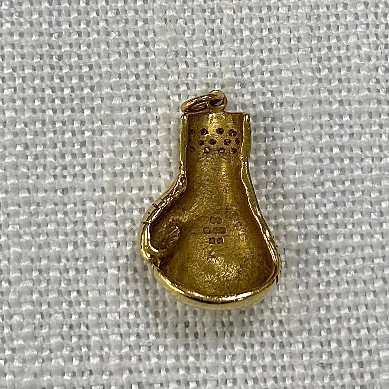 Boxing Glove & Diamond Gold Pendant