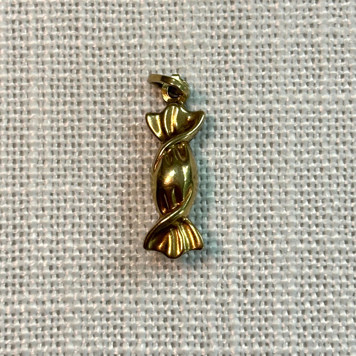 Chewy Sweet in Wrapper Gold Charm