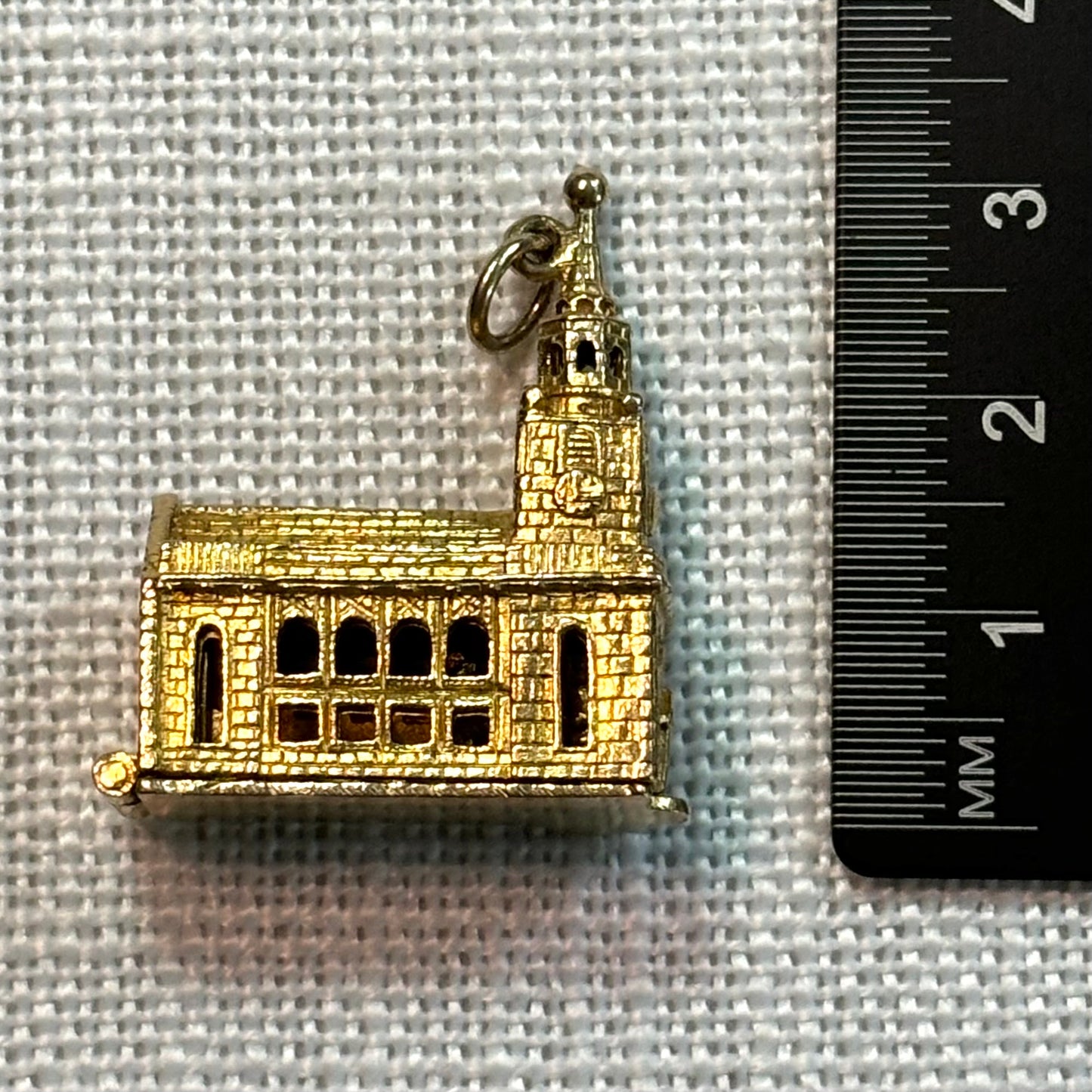 Chapel of Love Gold Charm Articulated