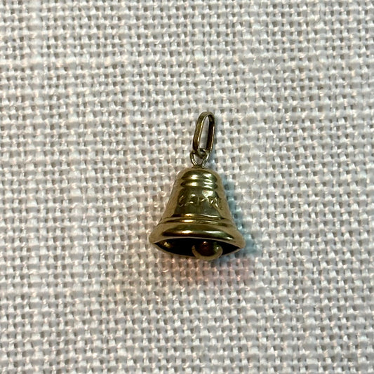 Gold Bell Charm