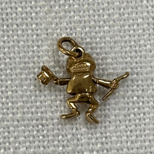 Happy Frog Gold Charm