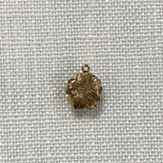 Gold Rose Pendant Charm