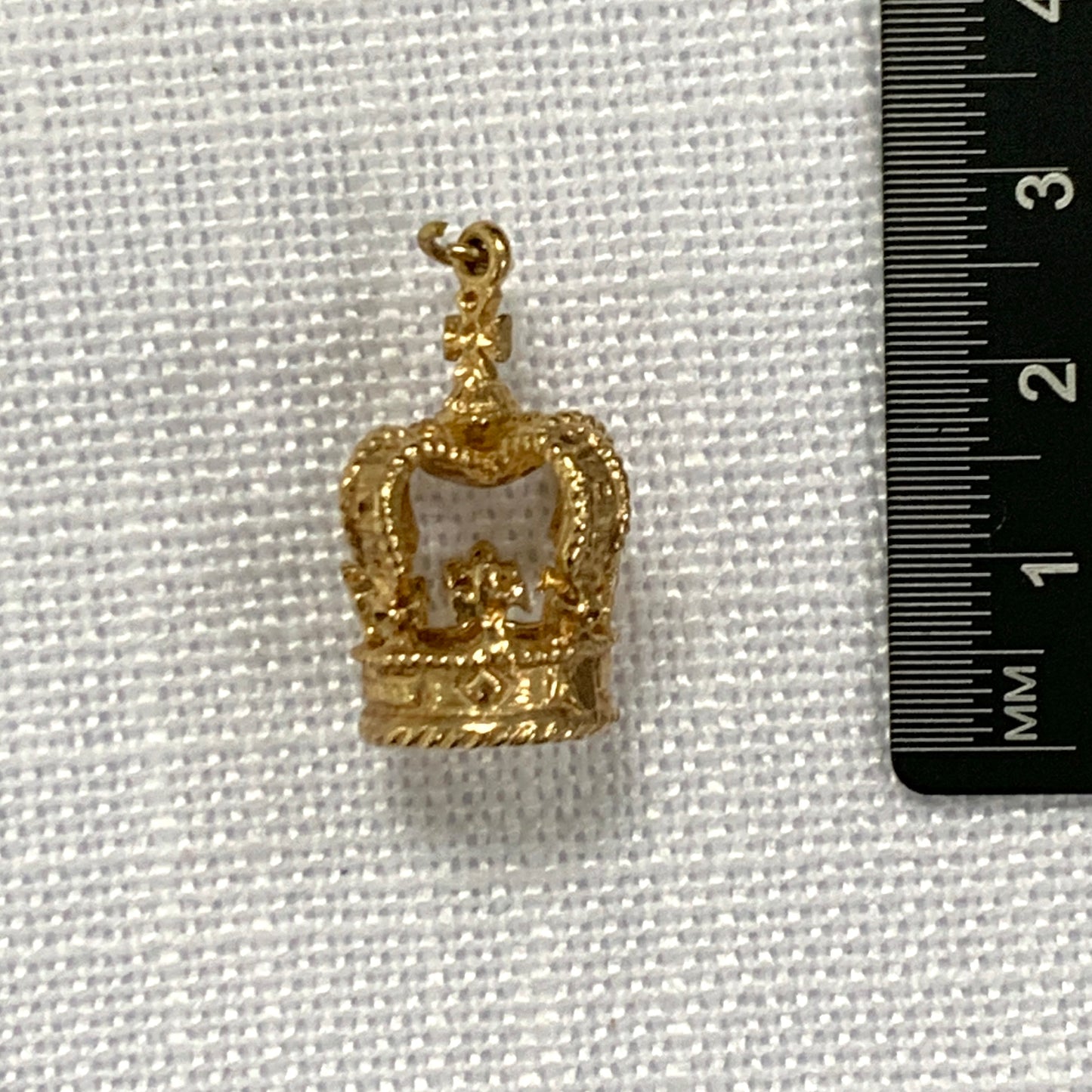 Royal Crown Gold Charm Pendant