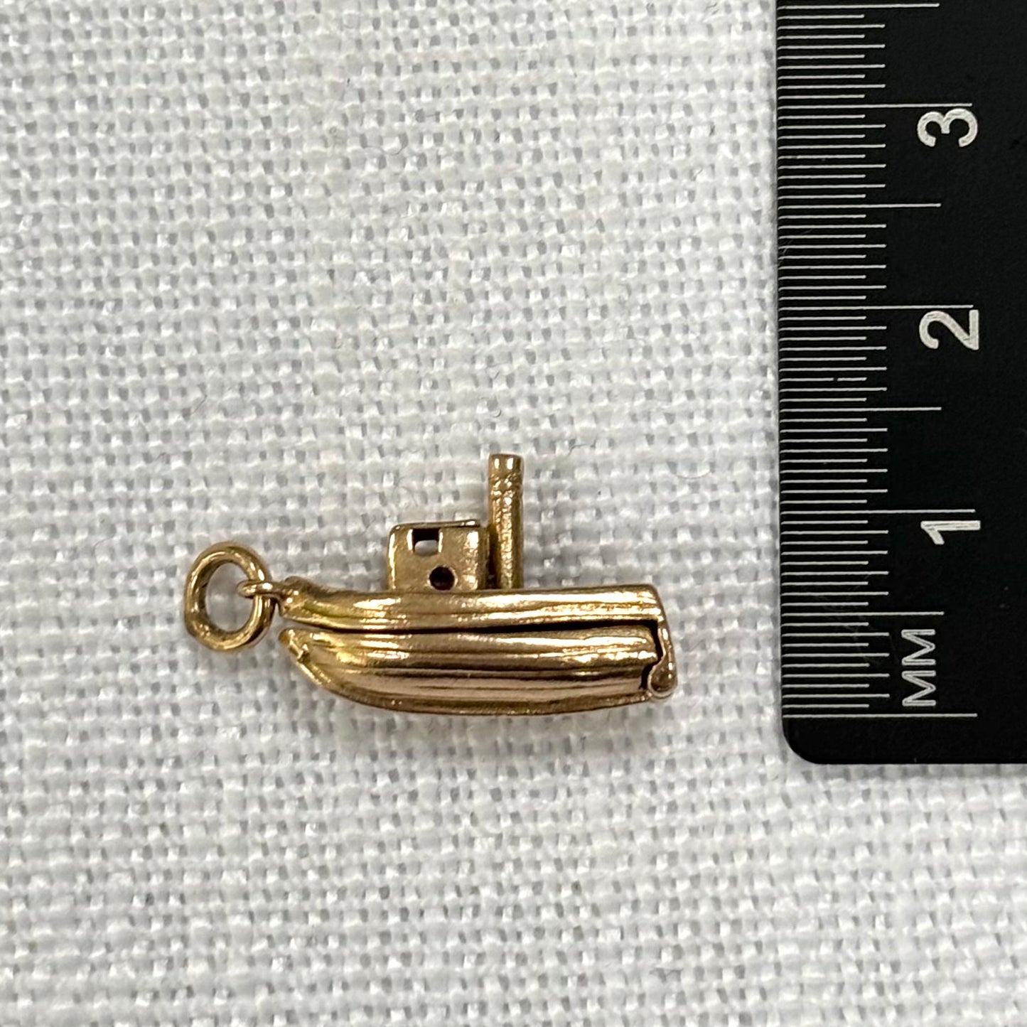 Speedboat Gold Charm