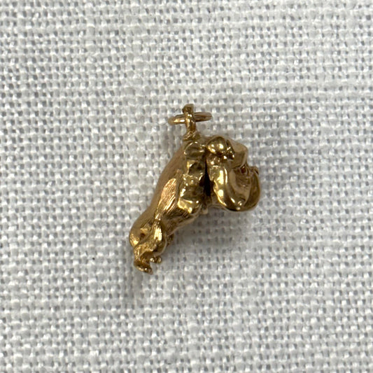 British Bulldog Iconic Gold Charm