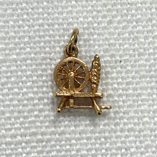 Sewing Machine Gold Charm