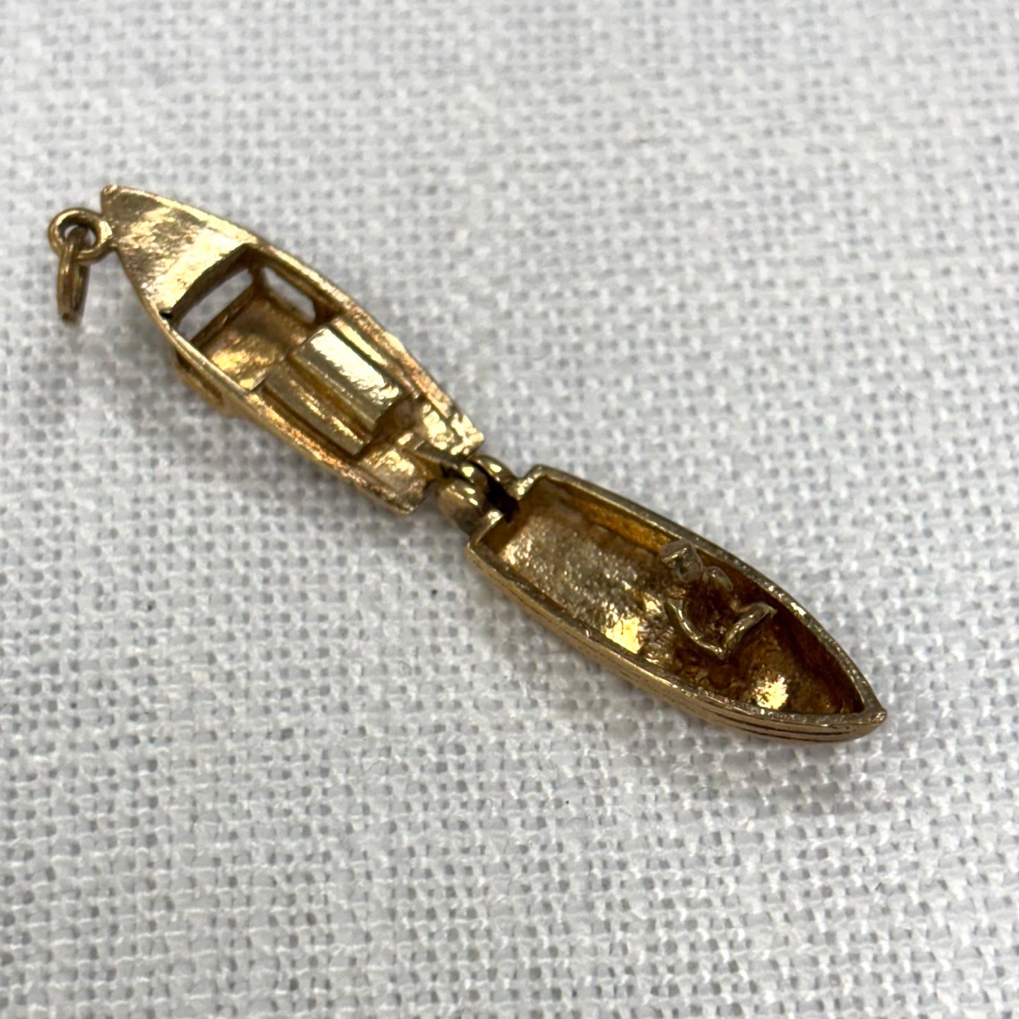 Speedboat Gold Charm