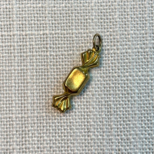 Sweet in Wrapper Gold Charm