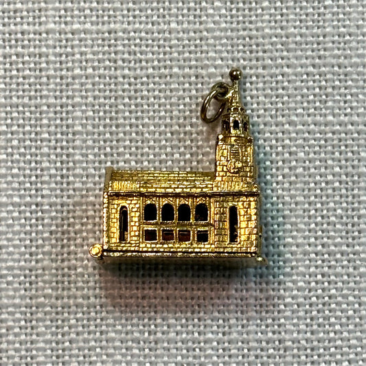 Chapel of Love Gold Charm Articulated