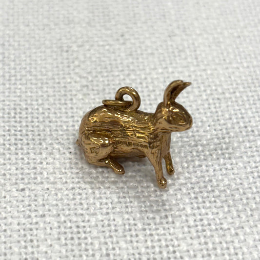 Rabbit Gold Charm