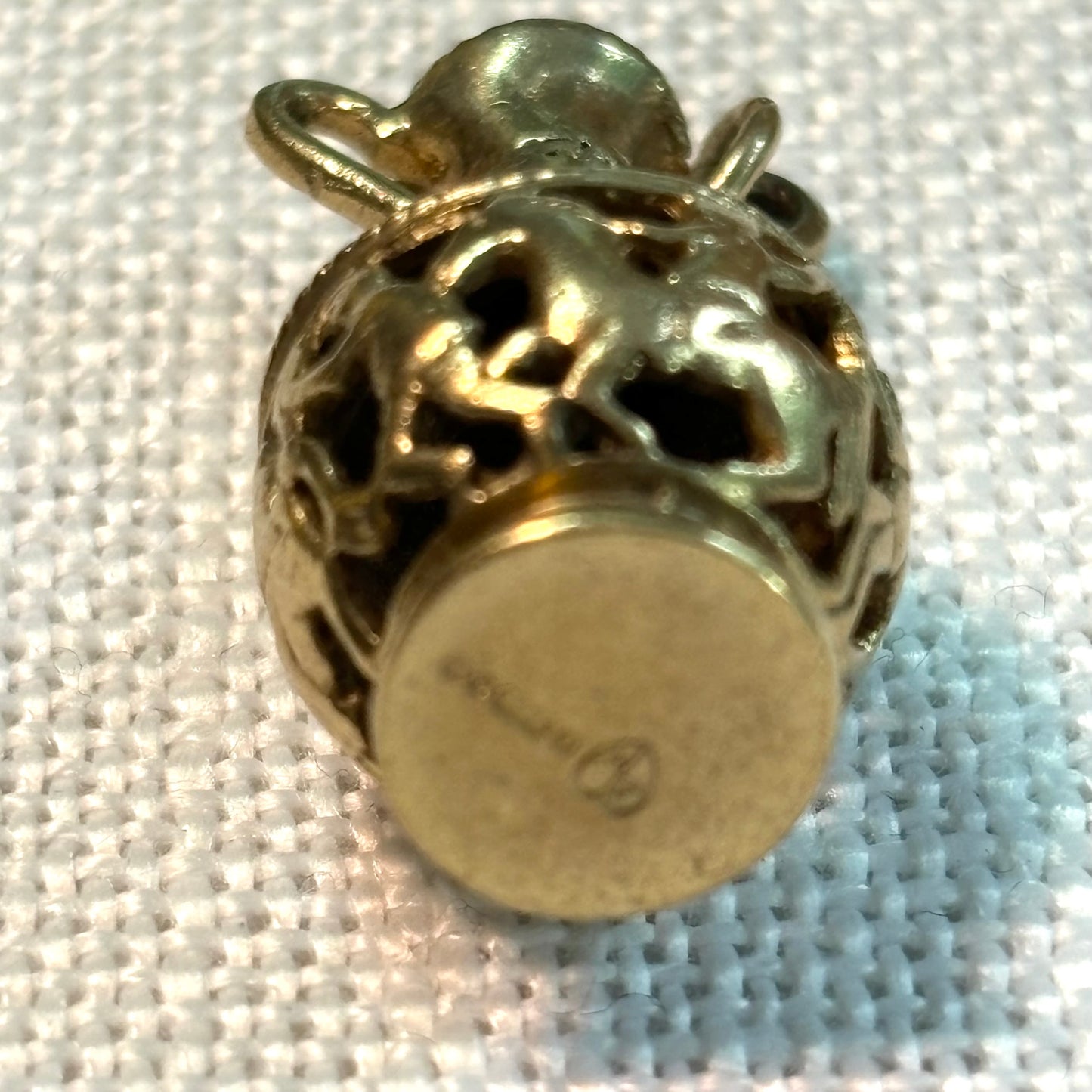 Ornate Decorative Jug Gold Charm