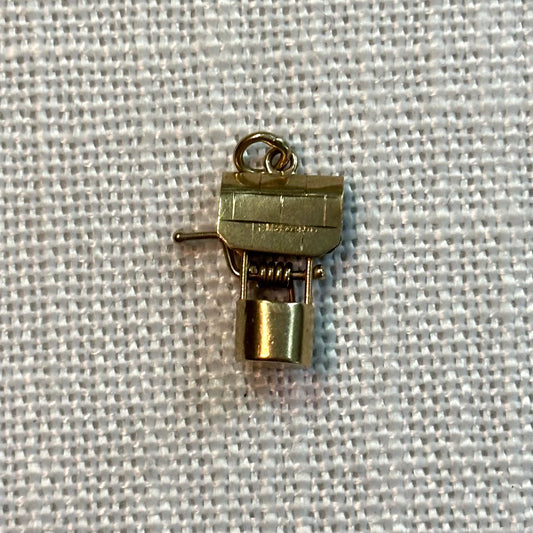 Wishing Well Gold Charm