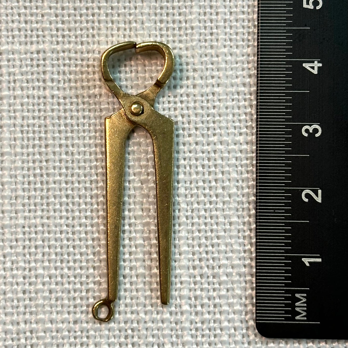 Handyman Pliers Gold Charm