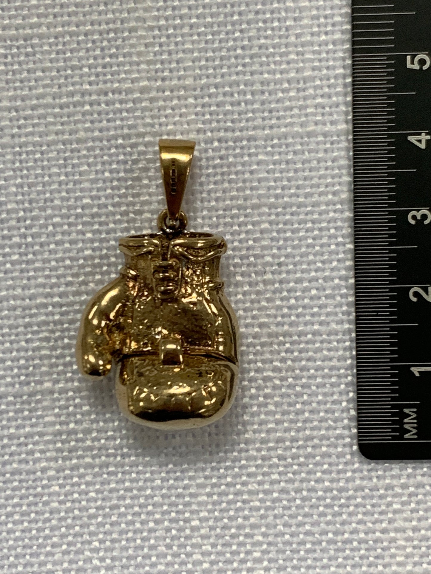 Boxing Glove Gold Pendant