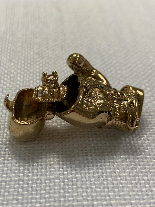 Boxing Glove Gold Pendant