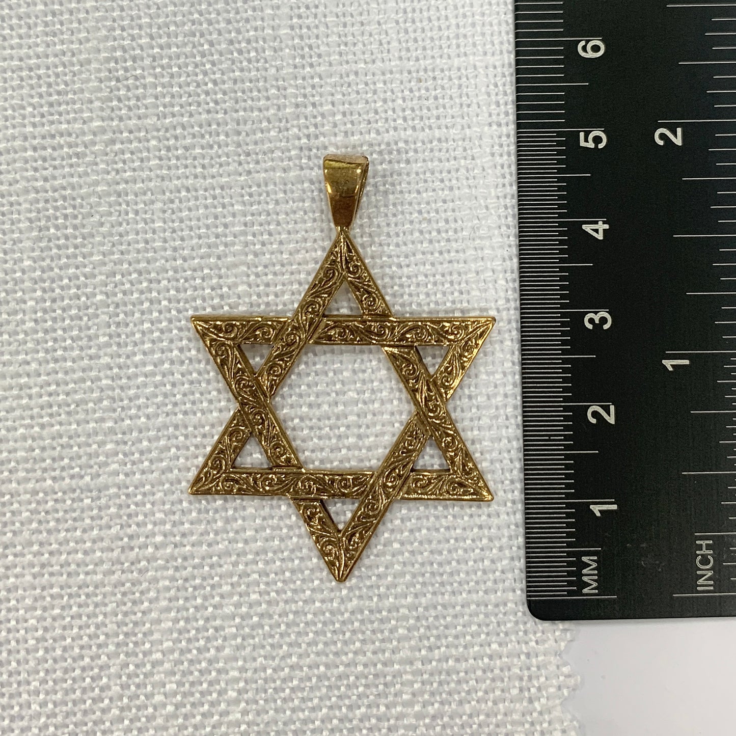 Star of David Gold Pendant