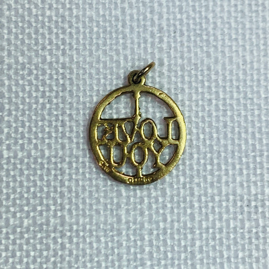 I Love You Charm Pendant