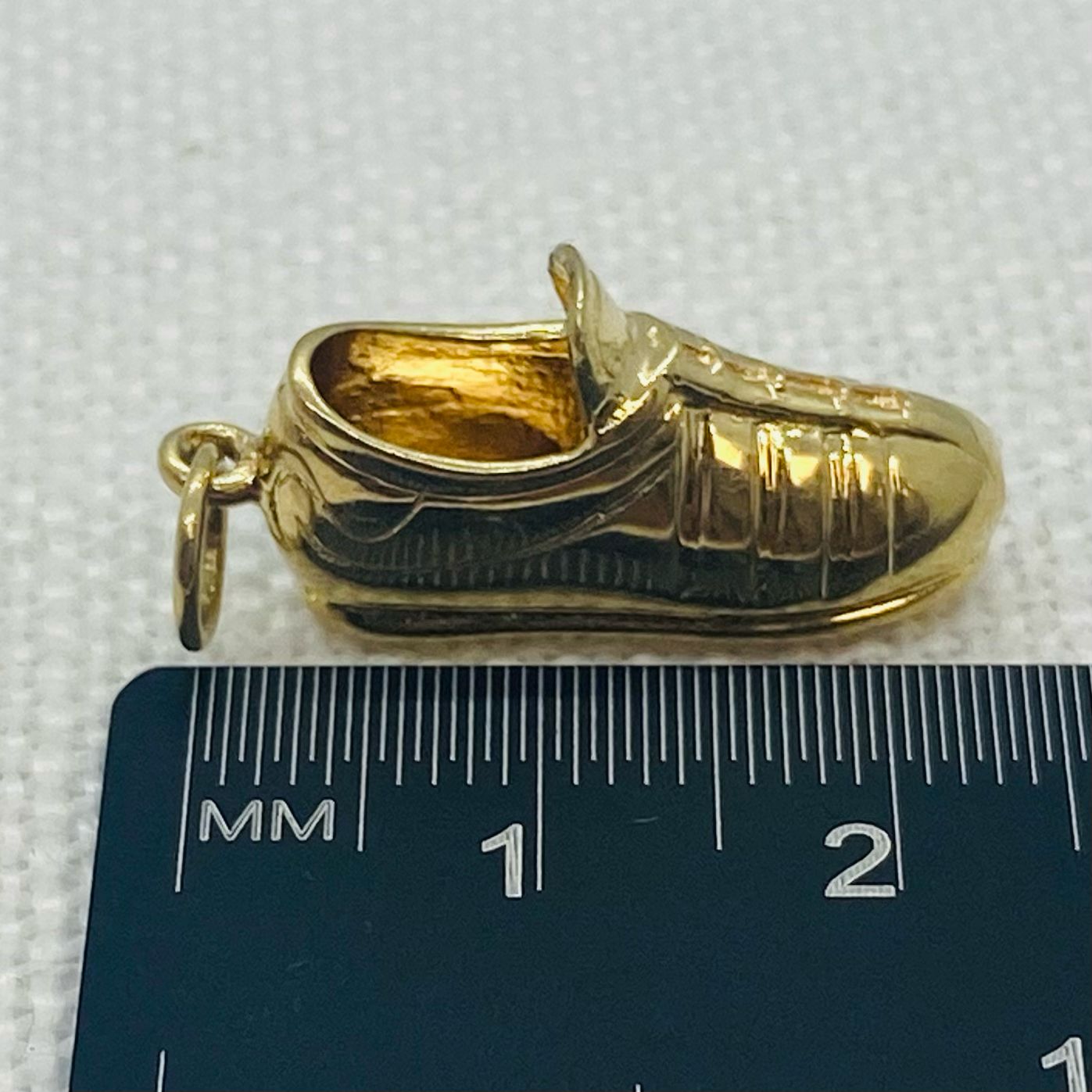 Football Boot Gold Charm Pendant