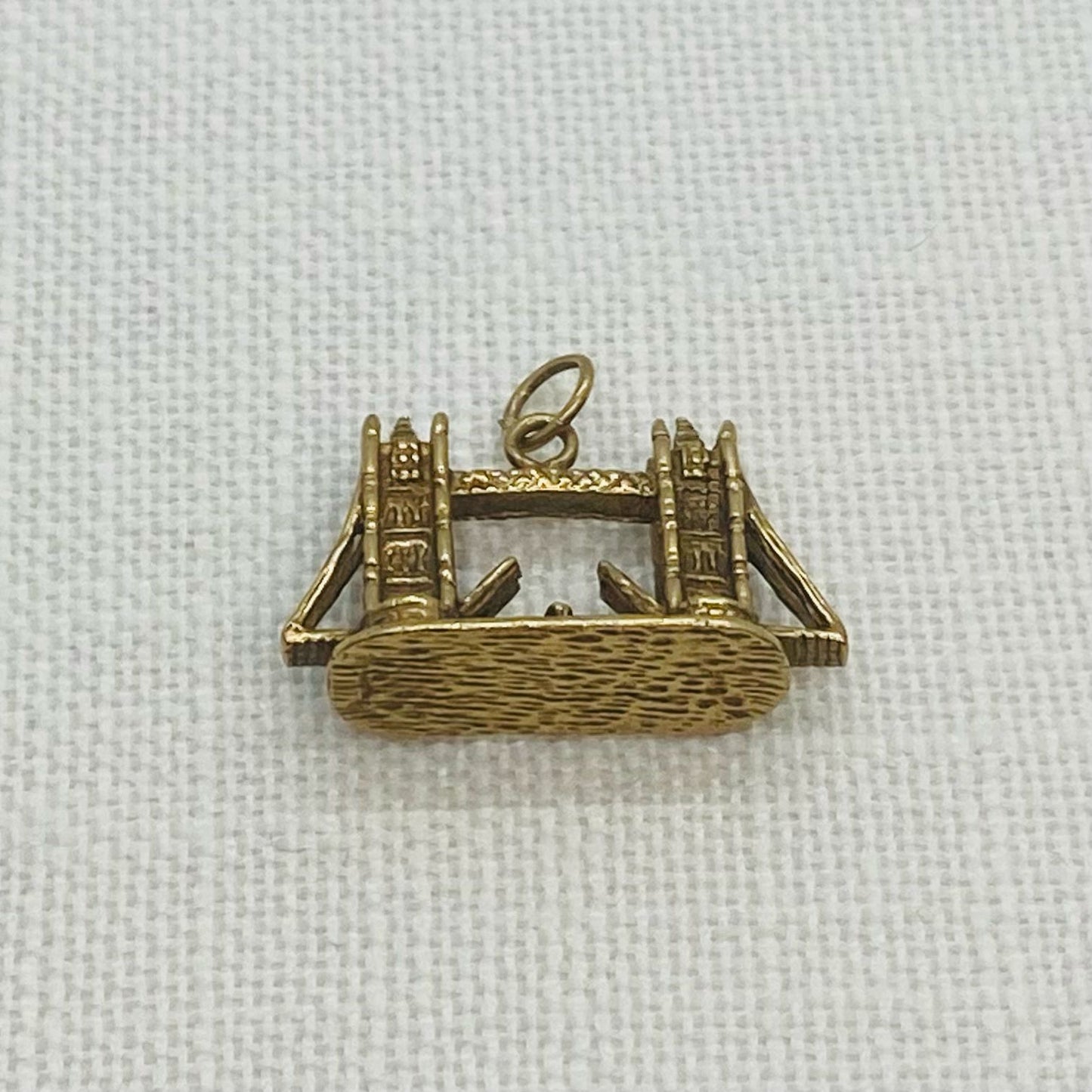 Tower Bridge Or London Bridge Vintage Gold Charm