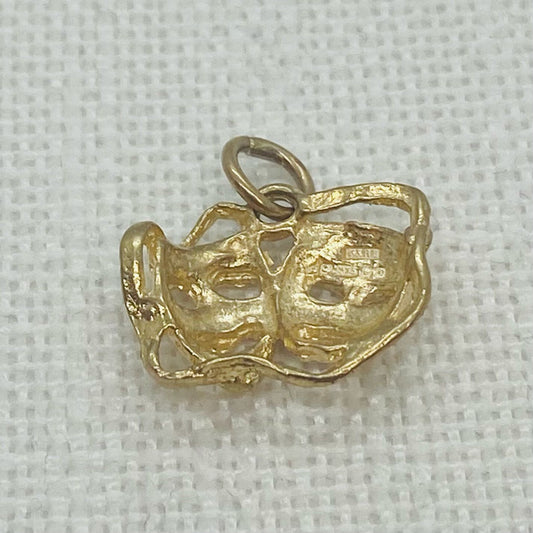 Theatre Mask Charm or Pendant