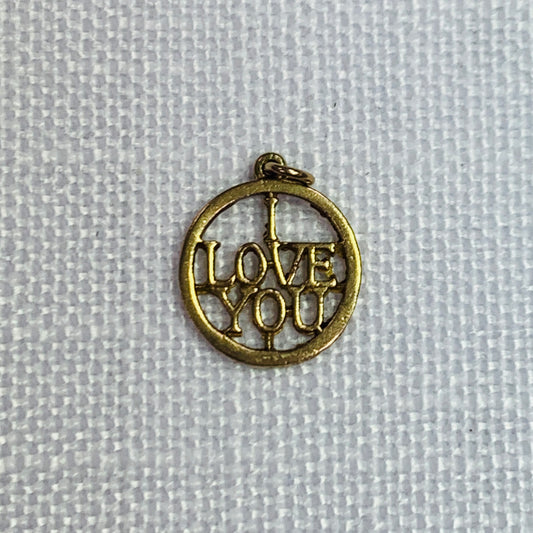 I Love You Charm Pendant
