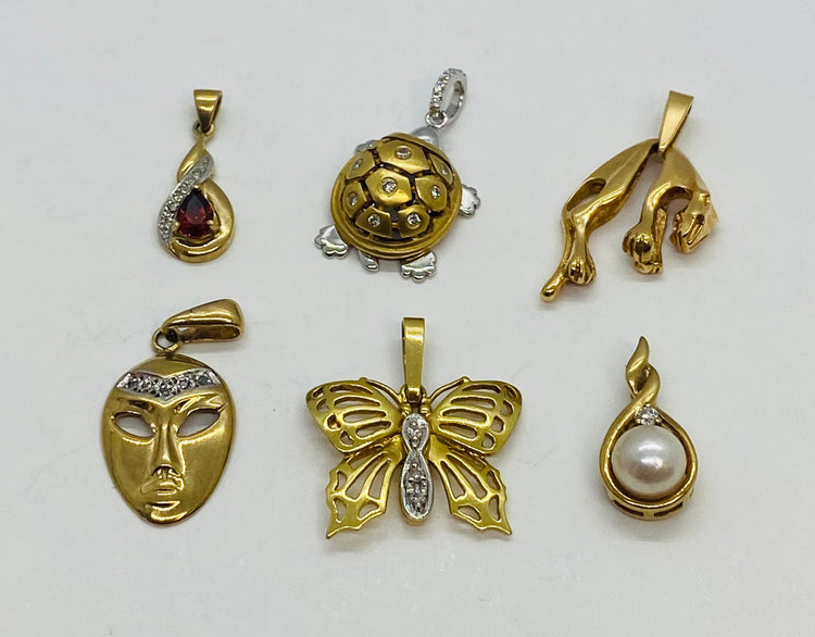 Vintage Gold Pendants