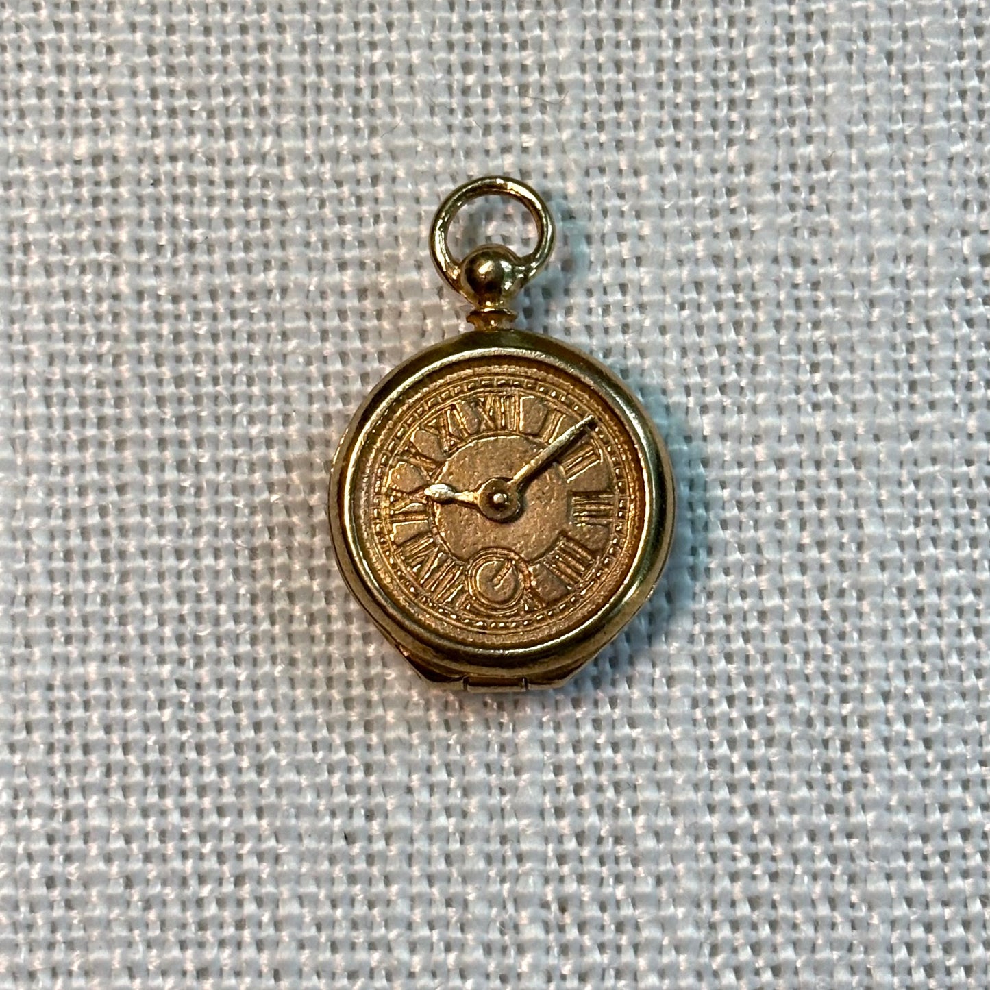 Fob Watch or Pocket Watch Gold Charm