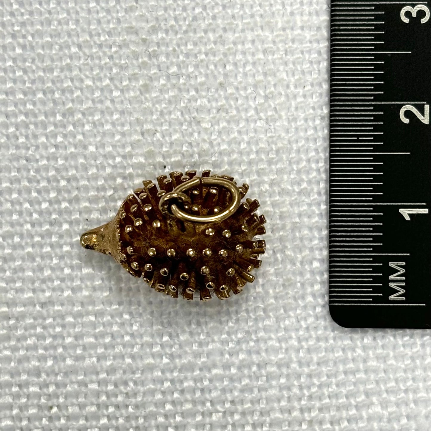 Hedgehog Gold Charm