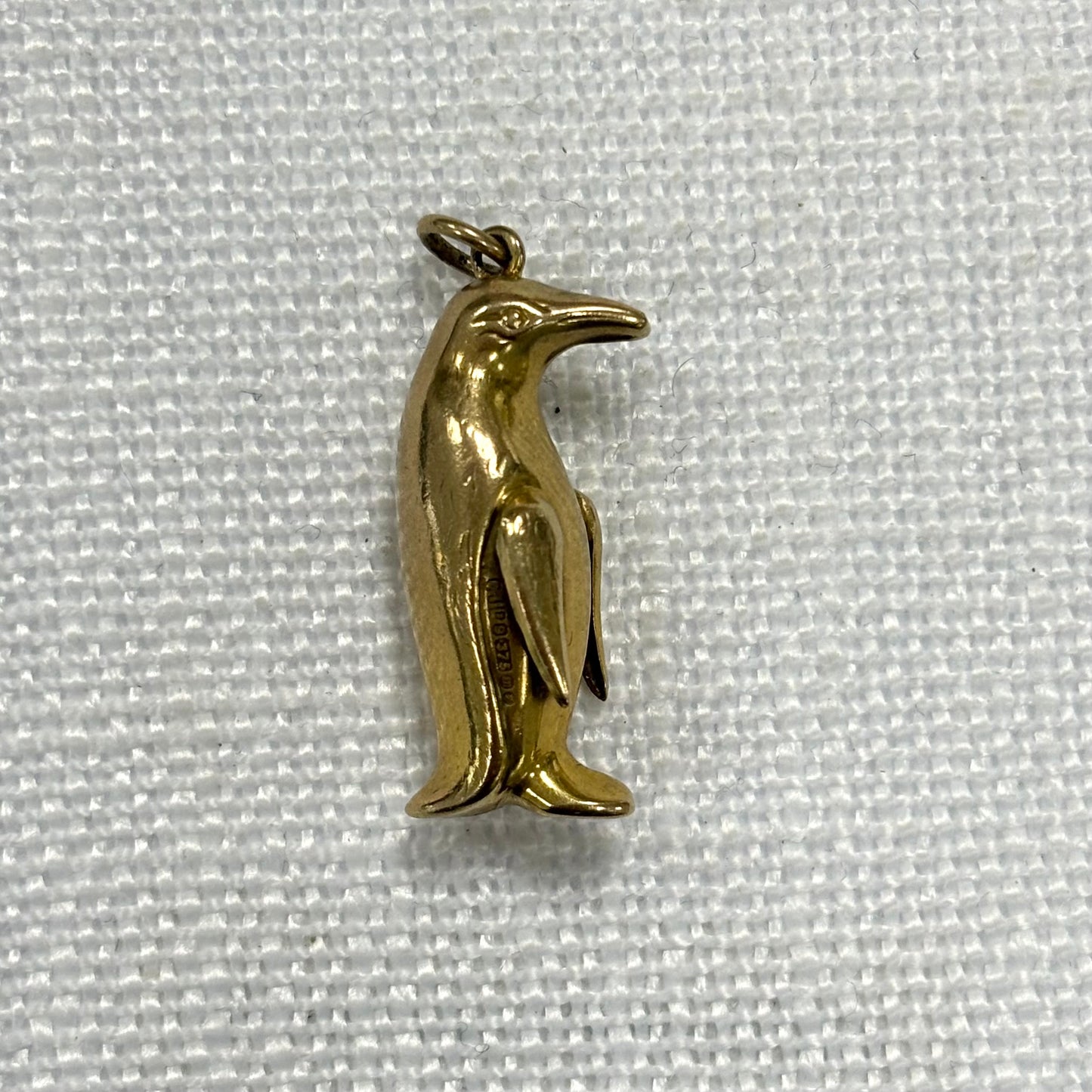 Antarctic Penguin Gold Charm