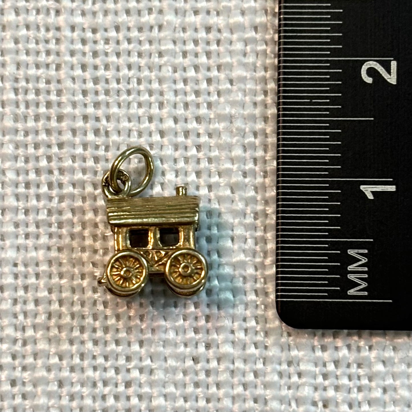 Traveller Caravan Gold Charm