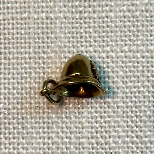 Policeman Helmet Gold Charm