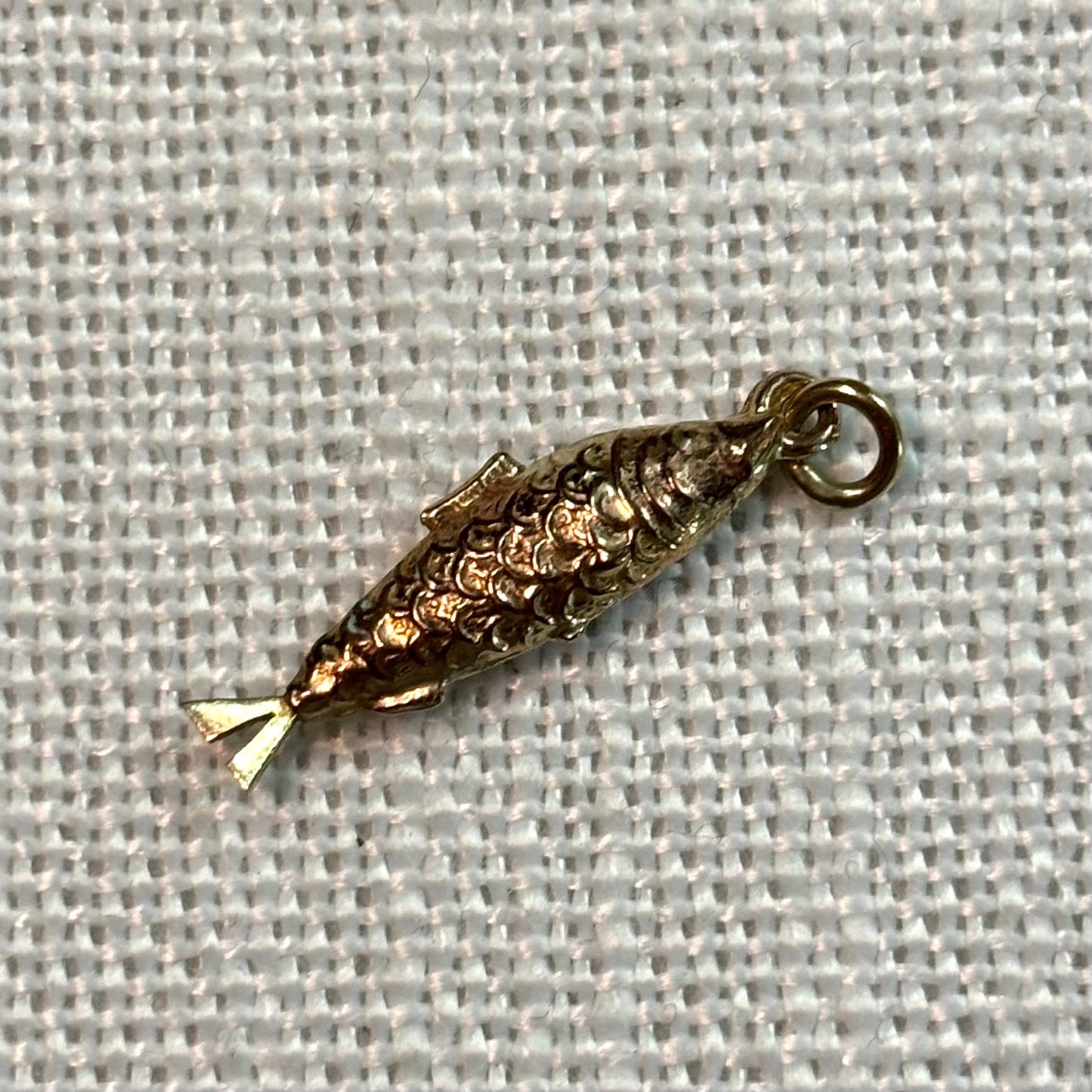 Salmon Fish Gold Charm