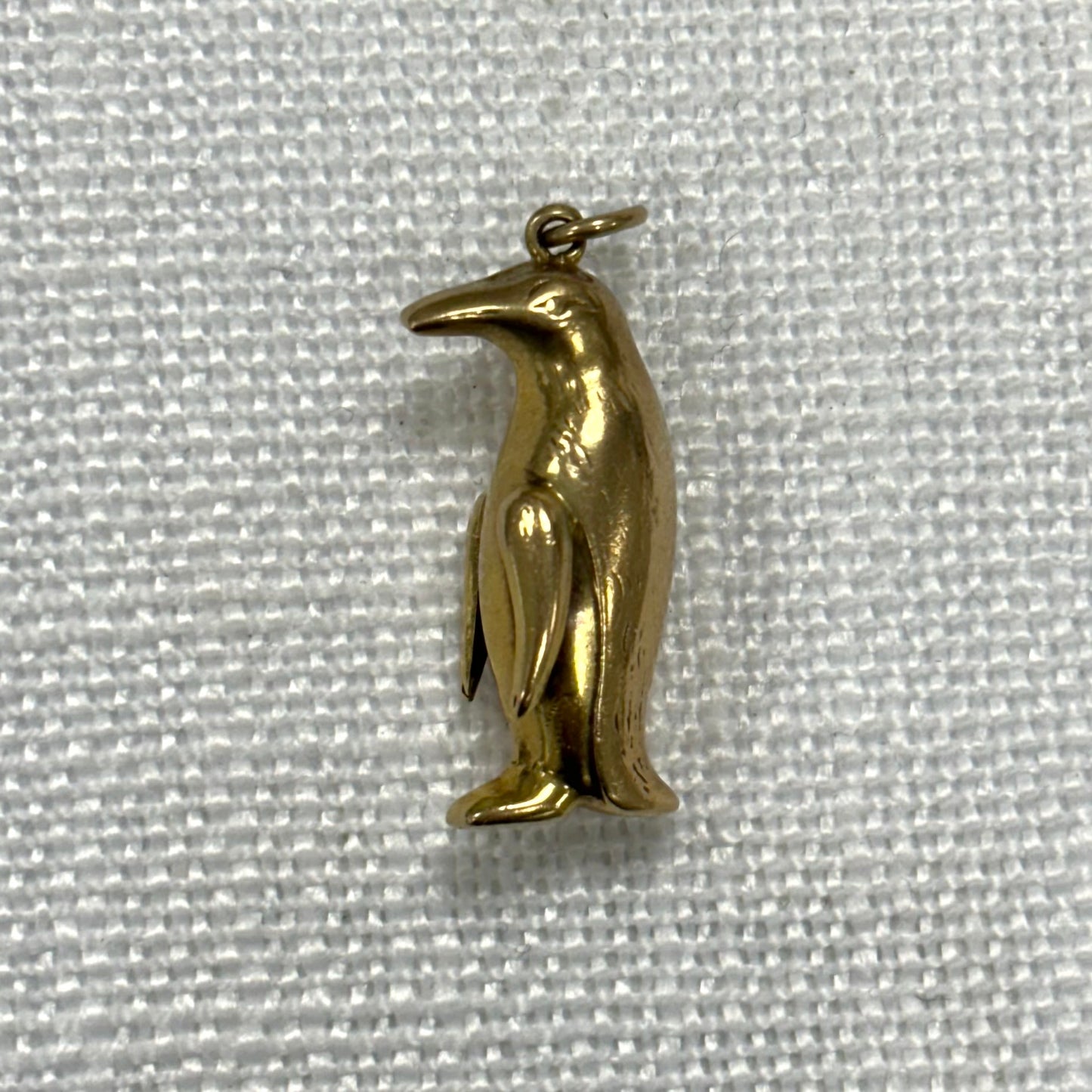 Antarctic Penguin Gold Charm