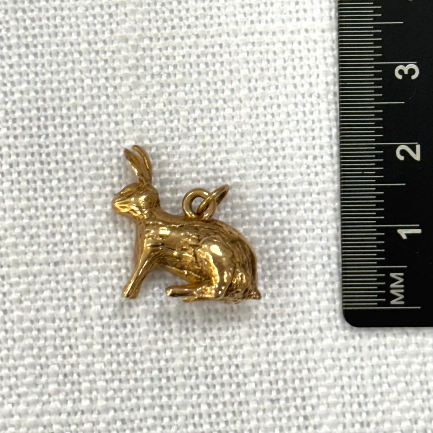 Rabbit Gold Charm
