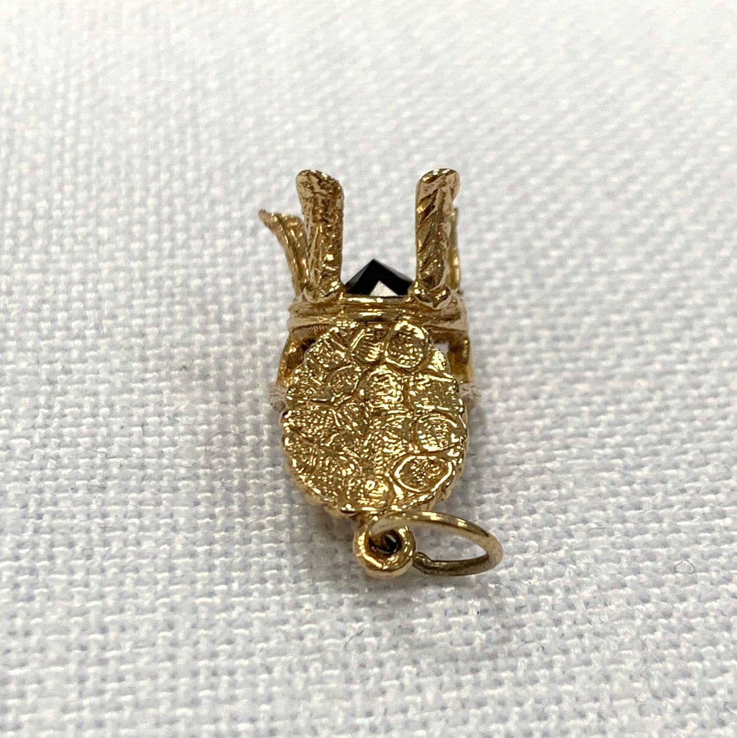 Gold Chair/Throne Charm Pendant