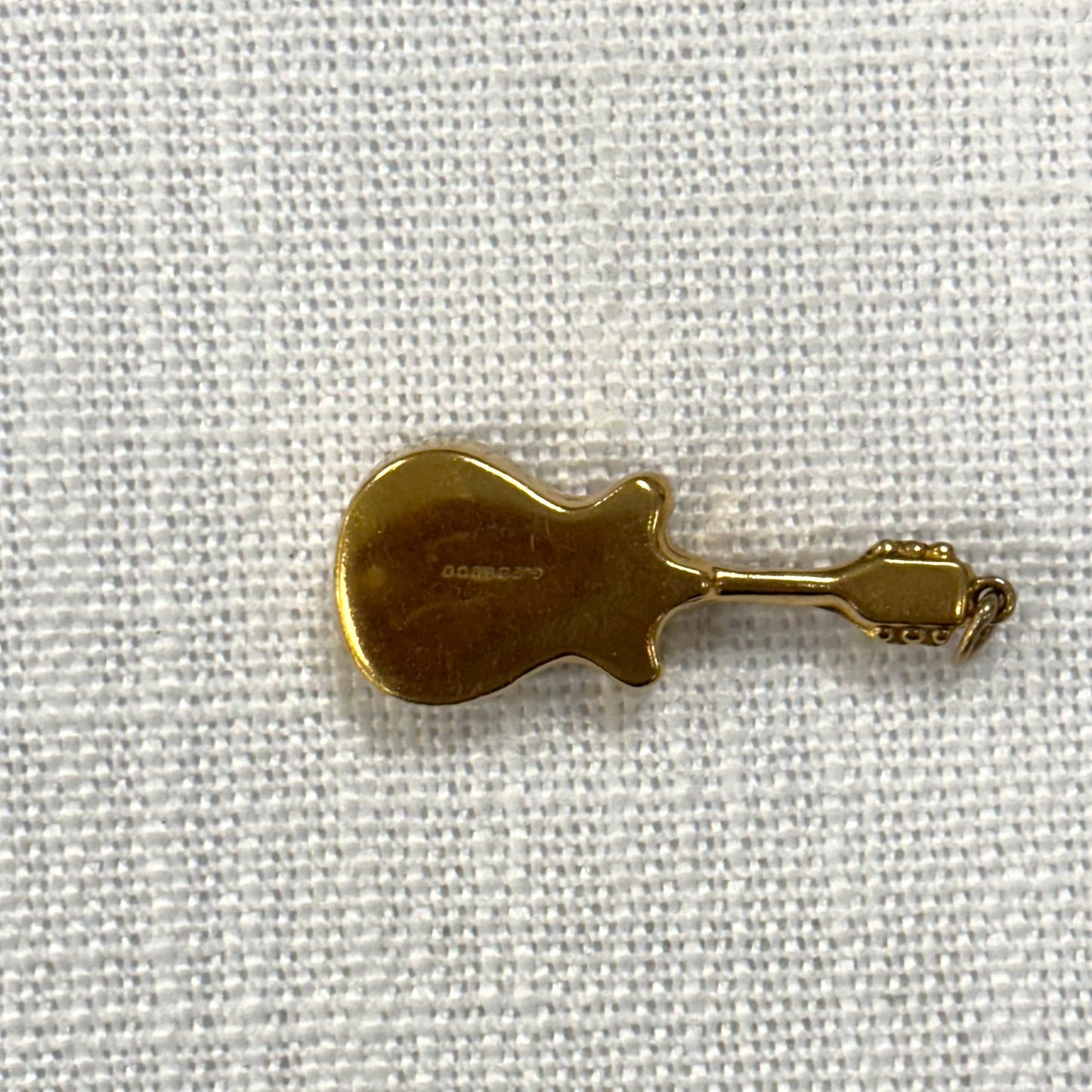 Guitar Gold Charm