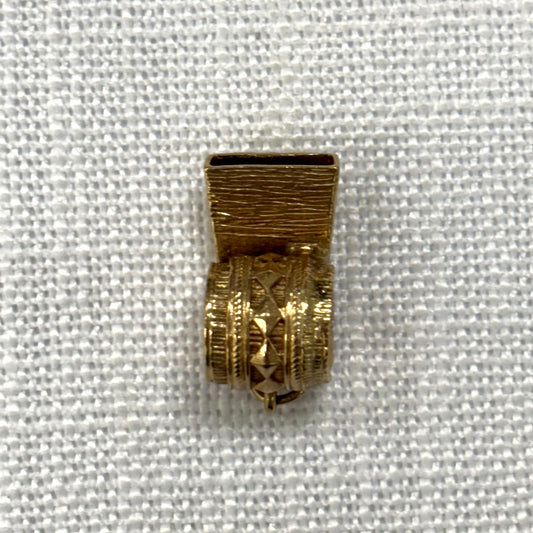 Whistle Gold Charm